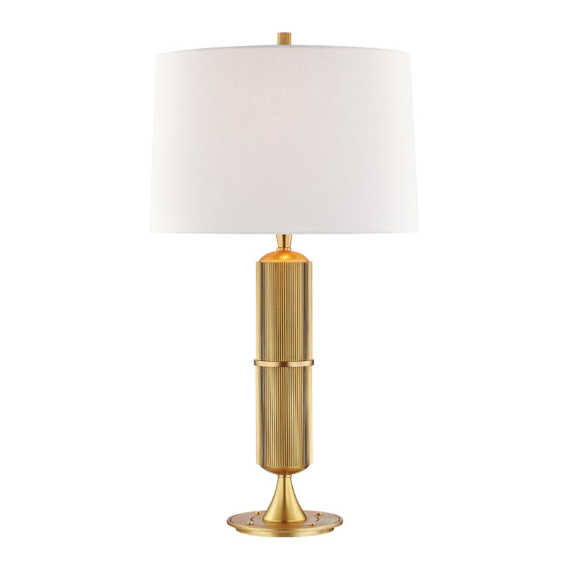 Hudson Valley - L1187-AGB - One Light Table Lamp - Tompkins - Aged Brass