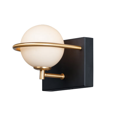 Maxim - 21601SWBKGLD - LED Bath Vanity - Revolve - Black / Gold