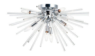 Maxim - 28660CLPC - Eight Light Flush Mount - Polaris - Polished Chrome