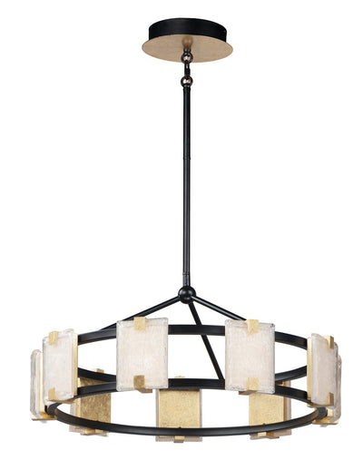 Maxim - 39535CYBKGL - LED Chandelier - Radiant - Black / Gold Leaf