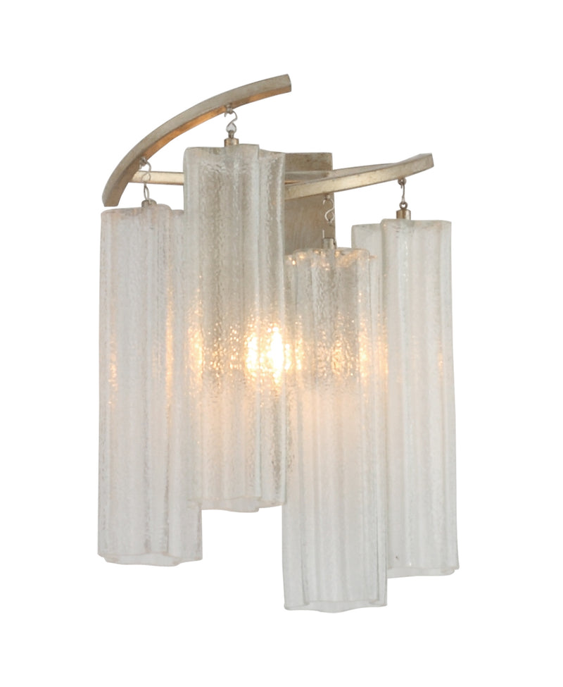 Maxim - 39571WFLGS - One Light Wall Sconce - Victoria - Golden Silver