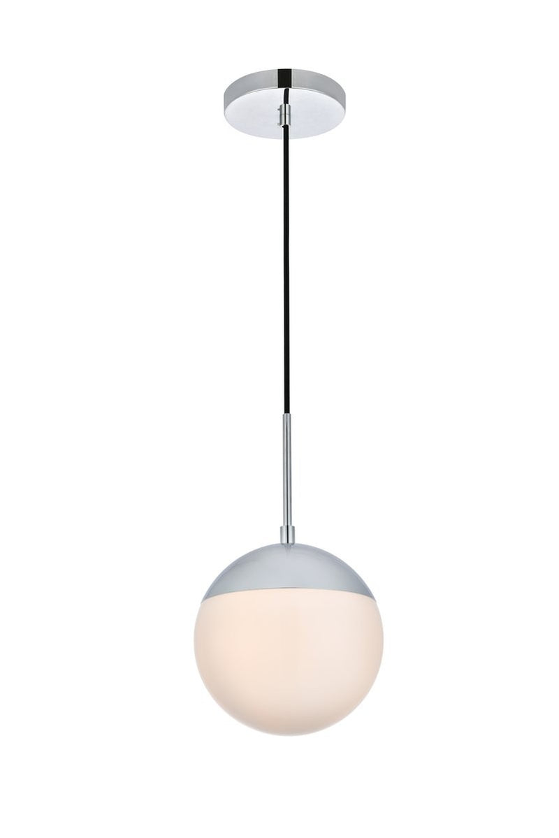 Elegant Lighting - LD6028C - One Light Pendant - Eclipse - Chrome