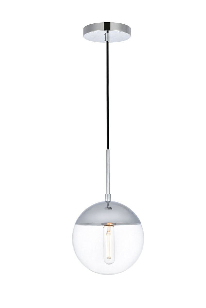 Elegant Lighting - LD6029C - One Light Pendant - Eclipse - Chrome