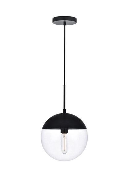 Elegant Lighting - LD6033BK - One Light Pendant - Eclipse - Black