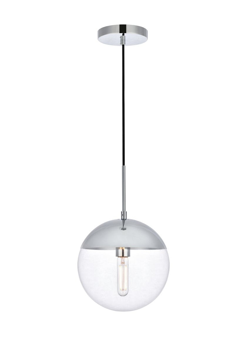 Elegant Lighting - LD6035C - One Light Pendant - Eclipse - Chrome