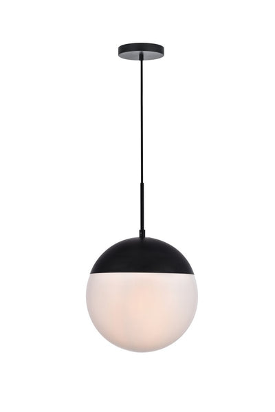 Elegant Lighting - LD6038BK - One Light Pendant - Eclipse - Black