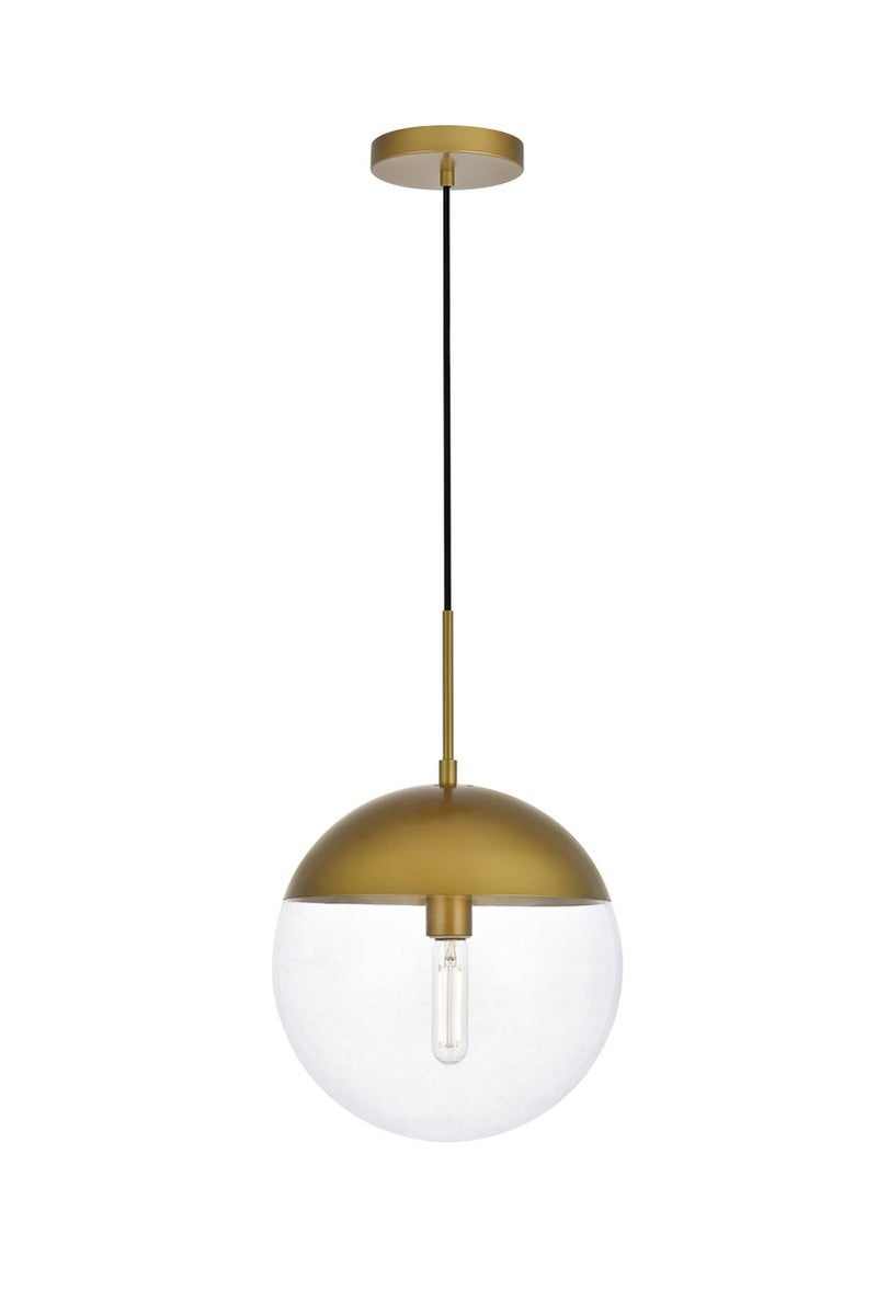 Elegant Lighting - LD6043BR - One Light Pendant - Eclipse - Brass