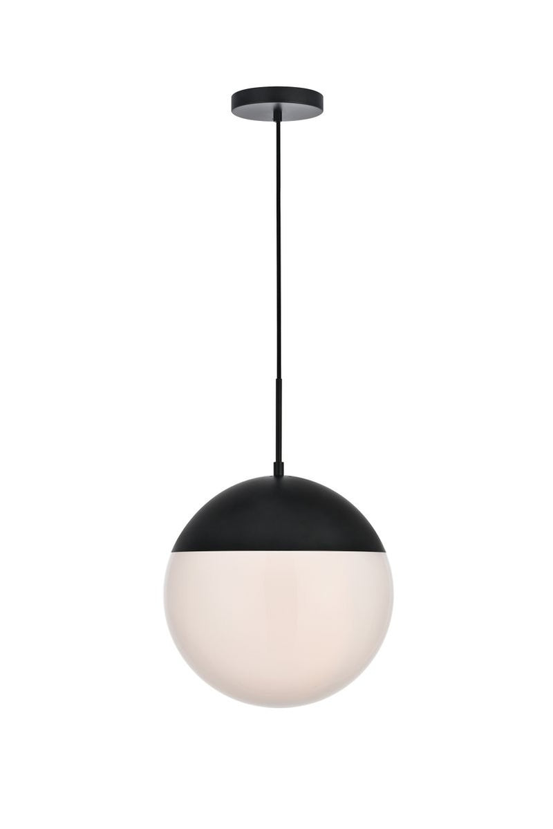 Elegant Lighting - LD6044BK - One Light Pendant - Eclipse - Black