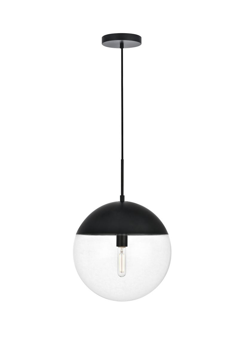 Elegant Lighting - LD6045BK - One Light Pendant - Eclipse - Black