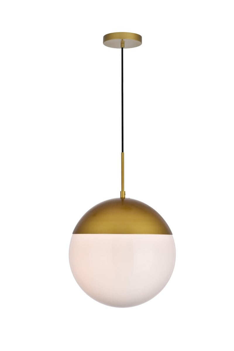 Elegant Lighting - LD6048BR - One Light Pendant - Eclipse - Brass