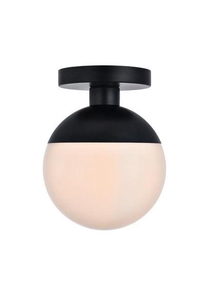 Elegant Lighting - LD6050BK - One Light Flush Mount - Eclipse - Black