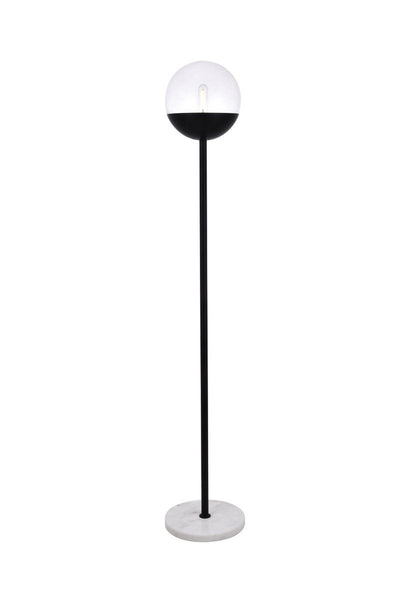 Elegant Lighting - LD6147BK - One Light Floor Lamp - Eclipse - Black