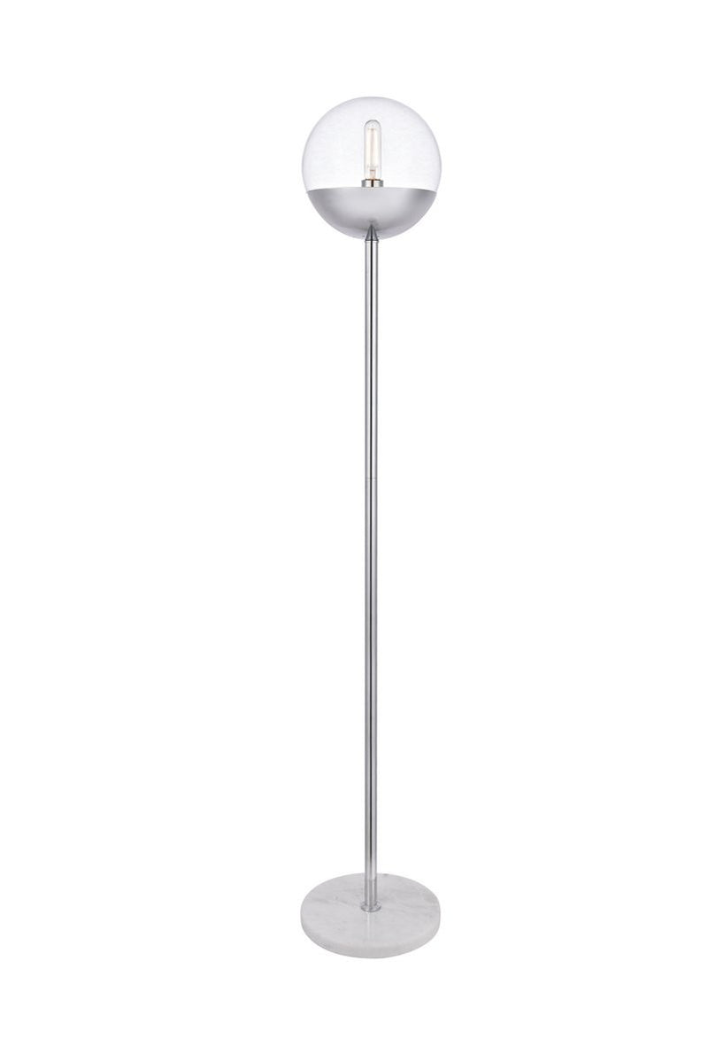 Elegant Lighting - LD6149C - One Light Floor Lamp - Eclipse - Chrome