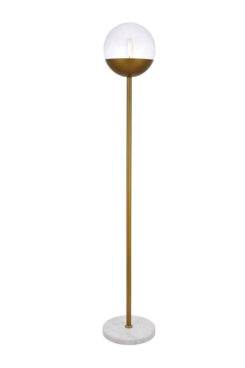 Elegant Lighting - LD6151BR - One Light Floor Lamp - Eclipse - Brass