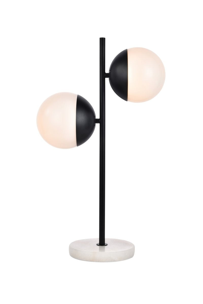 Elegant Lighting - LD6152BK - Two Light Table Lamp - Eclipse - Black