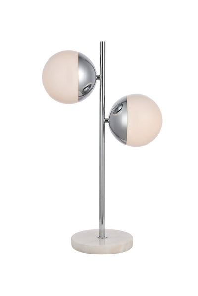 Elegant Lighting - LD6154C - Two Light Table Lamp - Eclipse - Chrome
