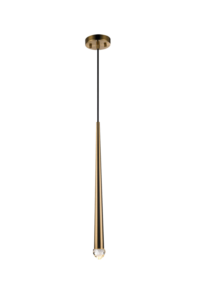 Matteo Lighting - C62701AG - LED Pendant - Renaie - Aged Gold Brass