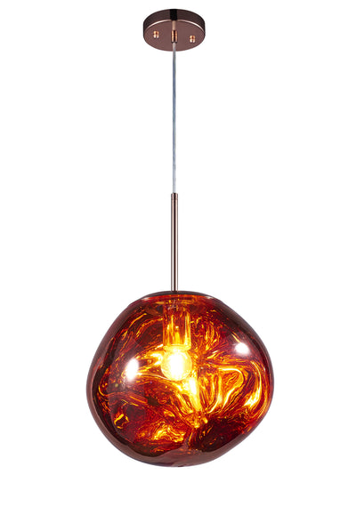 Matteo Lighting - C76801CP - LED Pendant - Galactic - Copper