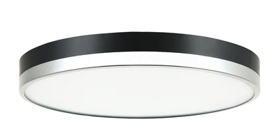 Matteo Lighting - M15302BKCH - LED Flush Mount - Tone - Black & Chrome