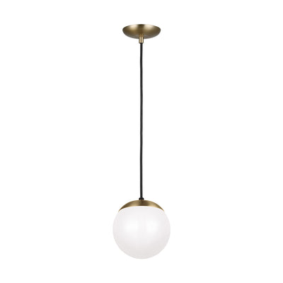 Visual Comfort Studio - 6018-848 - One Light Pendant - Leo - Hanging Globe - Satin Brass