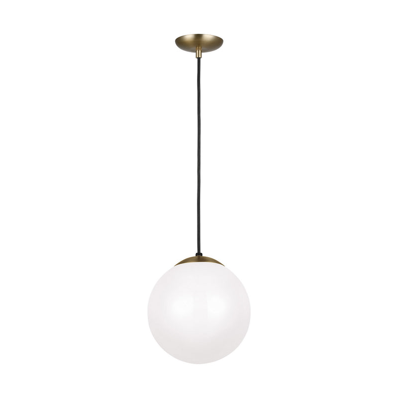 Visual Comfort Studio - 6020-848 - One Light Pendant - Leo - Hanging Globe - Satin Brass