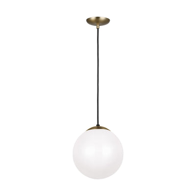 Visual Comfort Studio - 6020EN3-848 - One Light Pendant - Leo - Hanging Globe - Satin Brass