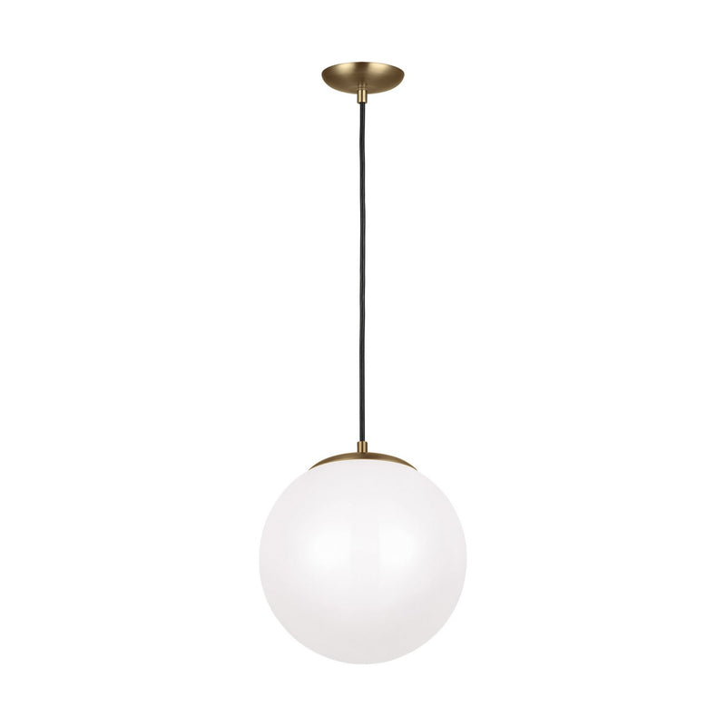 Visual Comfort Studio - 602293S-848 - LED Pendant - Leo - Hanging Globe - Satin Brass