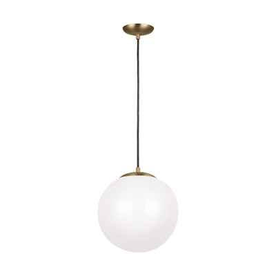 Visual Comfort Studio - 602493S-848 - LED Pendant - Leo - Hanging Globe - Satin Brass