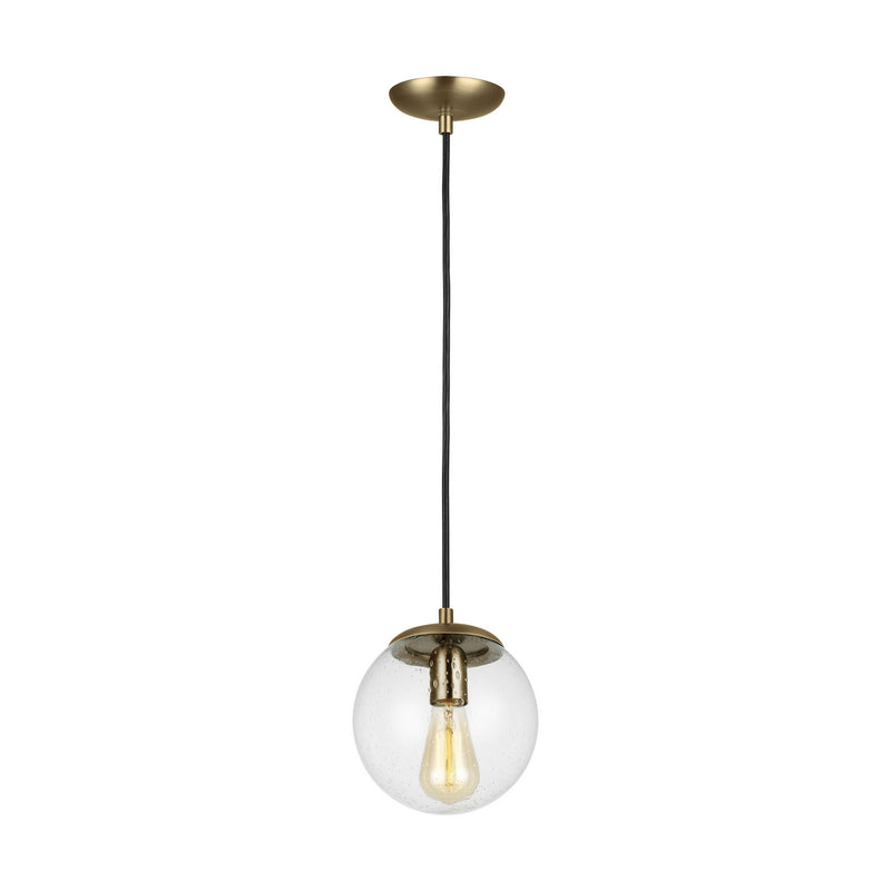 Visual Comfort Studio - 6501801-848 - One Light Pendant - Leo - Hanging Globe - Satin Brass