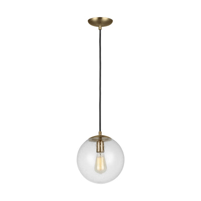 Visual Comfort Studio - 6601801-848 - One Light Pendant - Leo - Hanging Globe - Satin Brass