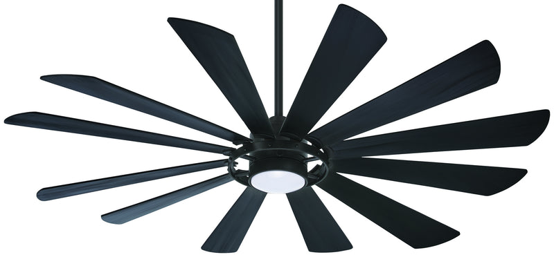 Minka Aire - F870L-TCL - 65`` Ceiling Fan - Windmolen - Textured Coal