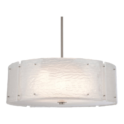 Hammerton Studio - CHB0044-30-BS-FG-001-E2 - Four Light Chandelier - Textured Glass - Metallic Beige Silver