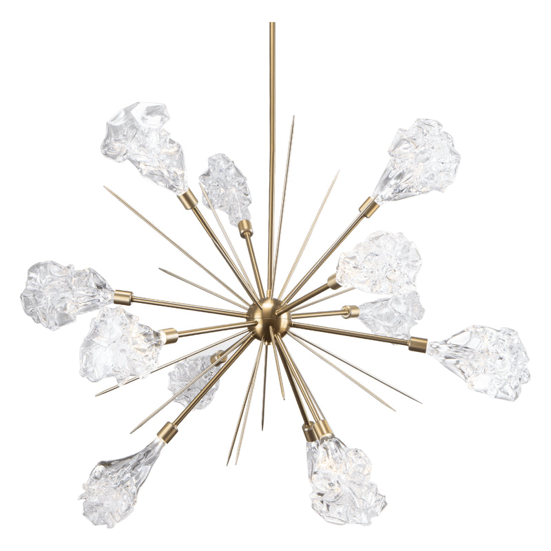 Hammerton Studio - CHB0059-0B-HB-BC-001-L1 - LED Starburst - Blossom - Heritage Brass