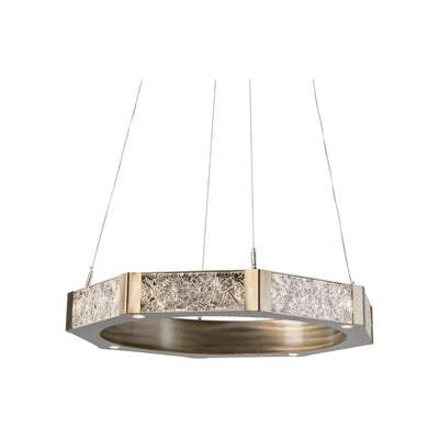 Hammerton Studio - CHB0061-36-HB-GC-CA1-L1 - LED Chandelier - Glacier - Heritage Brass