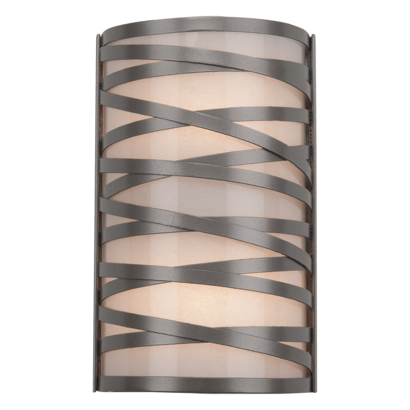 Hammerton Studio - CSB0013-12-BS-F-E1 - Two Light Wall Sconce - Tempest - Metallic Beige Silver