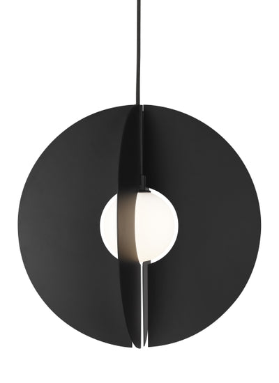 Visual Comfort Modern - 700TDOBLRB - One Light Pendant - Orbel - Matte Black