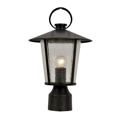 Crystorama - AND-9207-SD-MK - One Light Outdoor Lantern Post - Andover - Matte Black