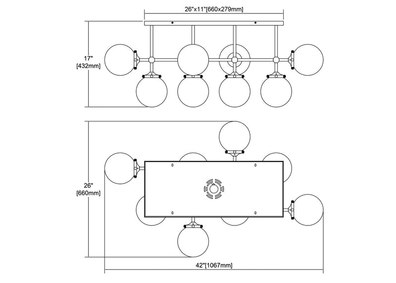Boudreaux Semi Flush Mount