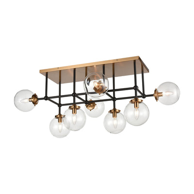 ELK Home - 15437/8 - Eight Light Semi Flush Mount - Boudreaux - Antique Gold
