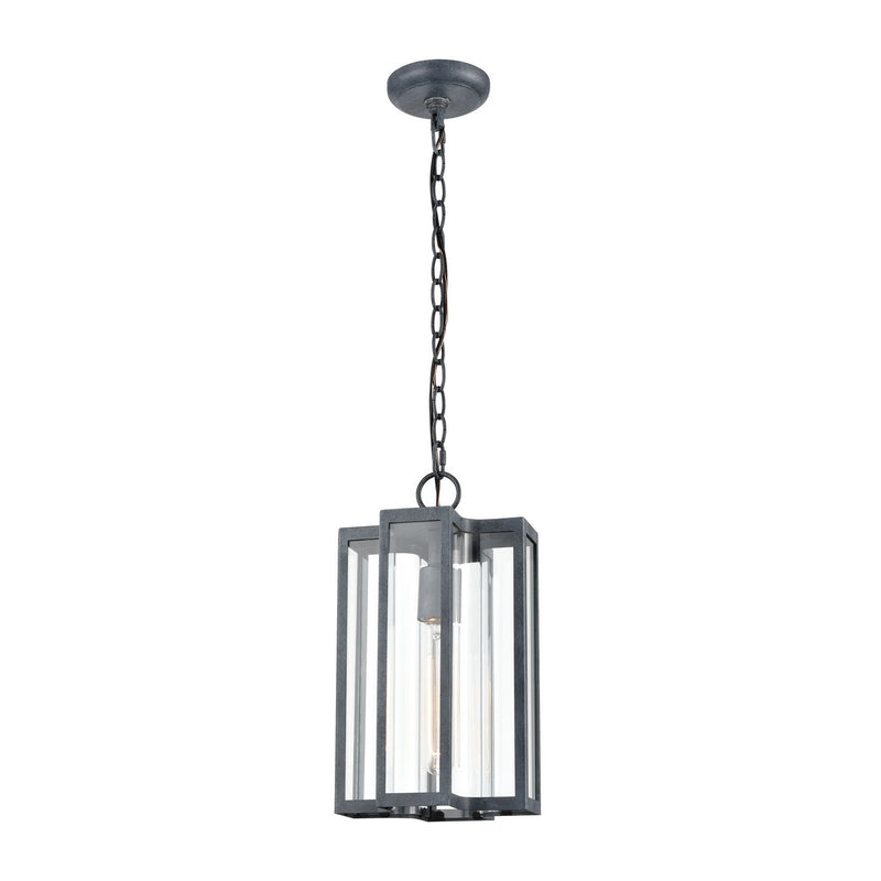 ELK Home - 45167/1 - One Light Outdoor Pendant - Bianca - Aged Zinc