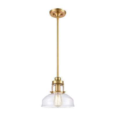 ELK Home - 46575/1 - One Light Mini Pendant - Manhattan Boutique - Brushed Brass