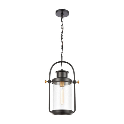 ELK Home - 46672/1 - One Light Outdoor Pendant - Wexford - Matte Black