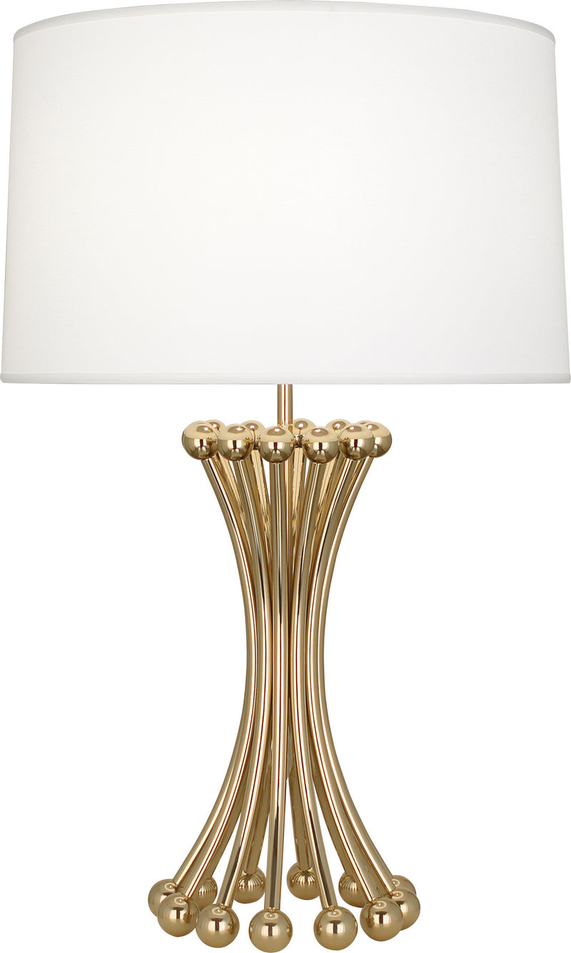 Robert Abbey - 475 - One Light Table Lamp - Jonathan Adler Biarritz - Polished Brass