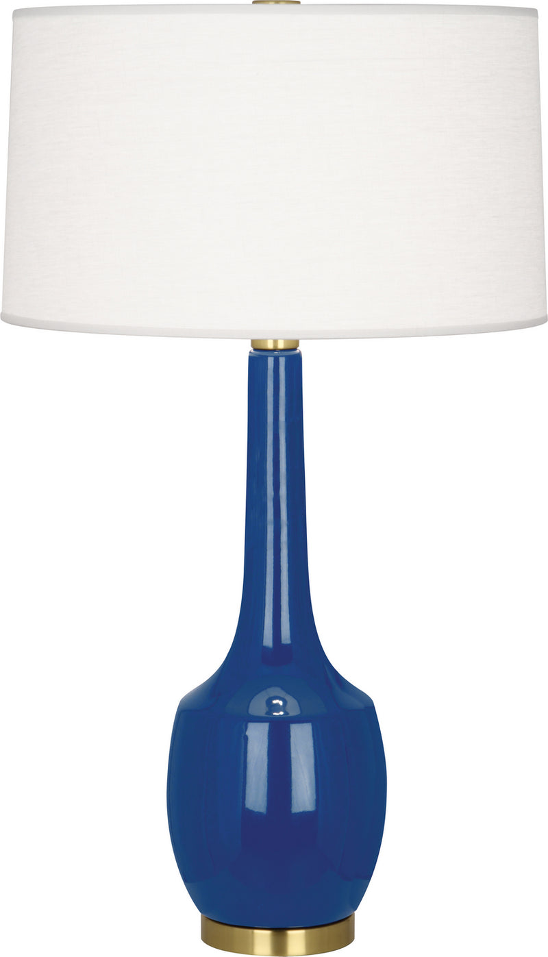 Robert Abbey - MR701 - One Light Table Lamp - Delilah - Marine Blue Glazed