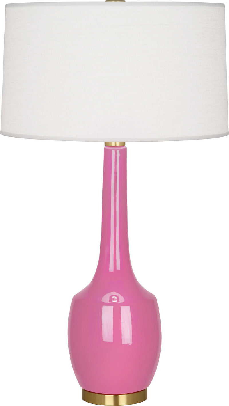 Robert Abbey - SP701 - One Light Table Lamp - Delilah - Schiaparelli Pink Glazed