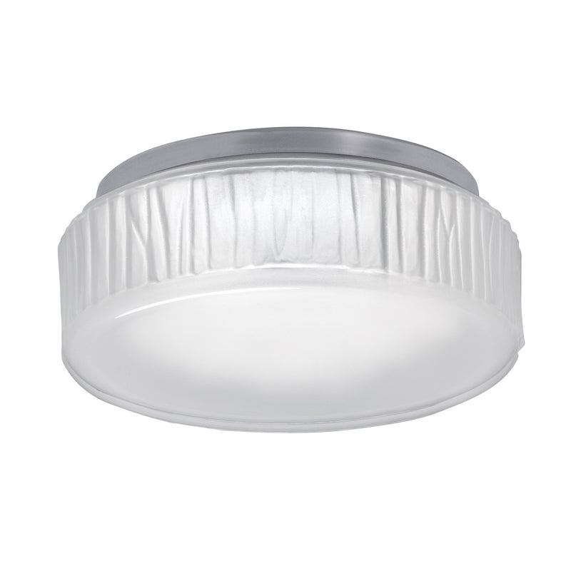Norwell Lighting - 5377-PN-FR - LED Flush Mount - Bark - Polished Nickel