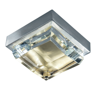 Norwell Lighting - 5379-BNSB-CL - LED Flush Mount - Crystal - Brushed Nickel/Satin Brass
