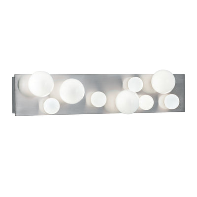 Norwell Lighting - 9745-BN-NG - Nine Light Bath Bar - Hollywood - Brushed Nickel