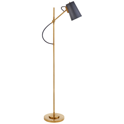 Ralph Lauren - RL 1450NB-NVY - One Light Floor Lamp - Benton - Natural Brass