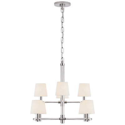 Ralph Lauren - RL 5330CG/PN-L - Eight Light Chandelier - Sable - Crystal with Polished Nickel